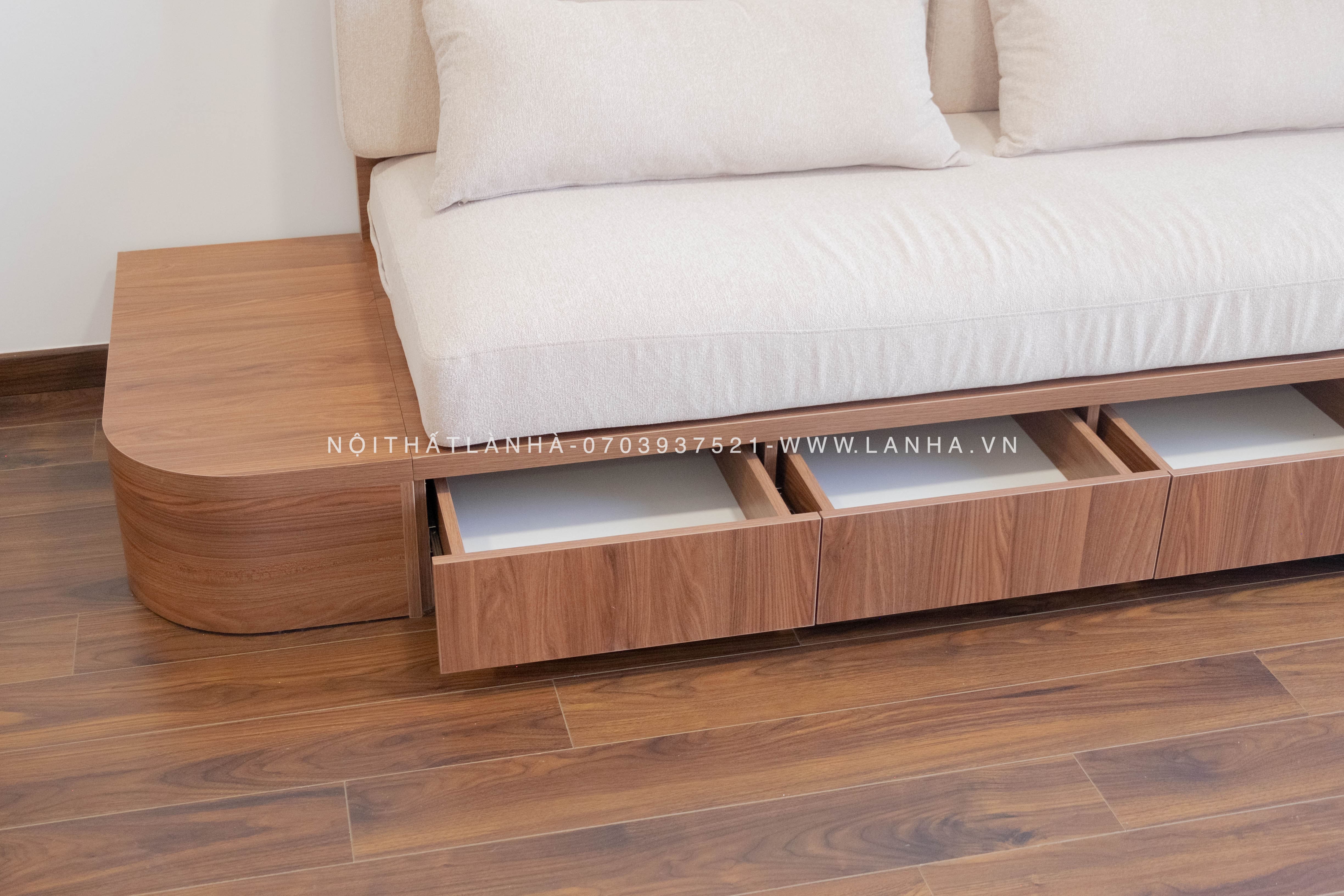 Sử dụng đồ nội thất phù hợp trong thiết kế nội thất chung cư 2 phòng ngủ