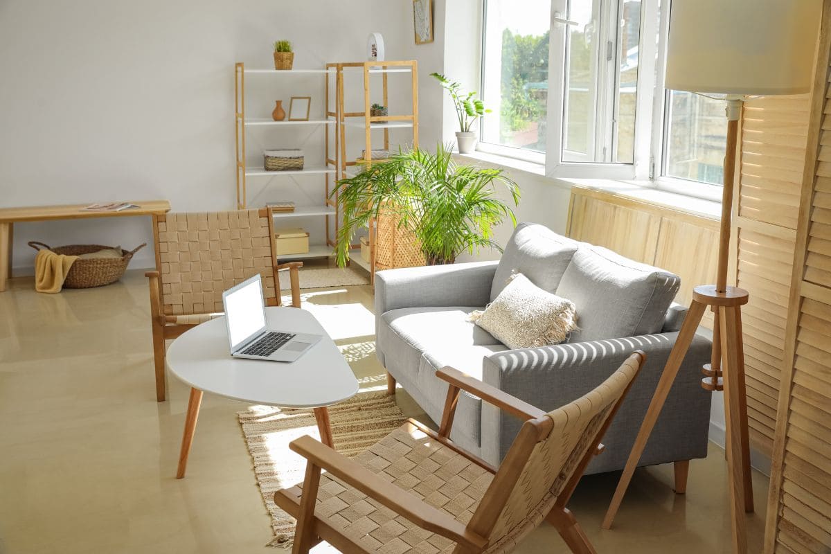 Thiết kế nội thất chung cư 2 phòng ngủ đơn giản