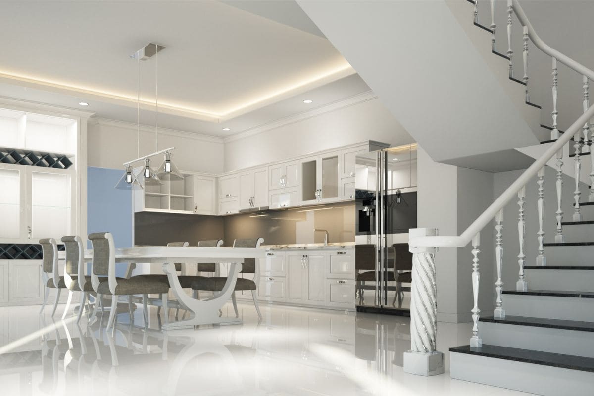 Thiết kế chung cư 2 phòng ngủ Tân cổ điển