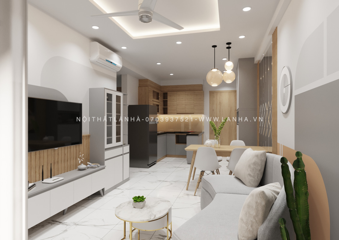 Thiet Ke Noi That Chung Cu 50m2 Thumb Thiet Ke Noi That Chung Cu 50m2 Thumb