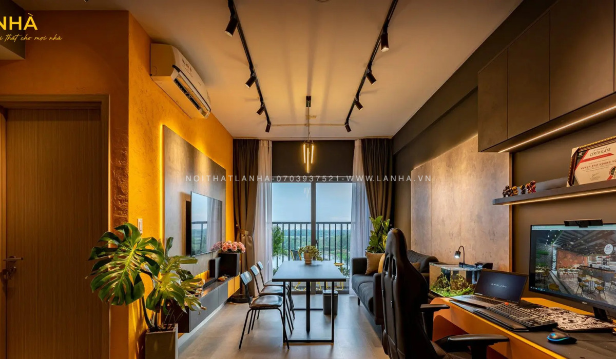 Thiet Ke Noi That Chung Cu Dep 70m2 30 Thiết kế chung cư đẹp 70m2 không gian mở tạo cảm giác thoáng rộng