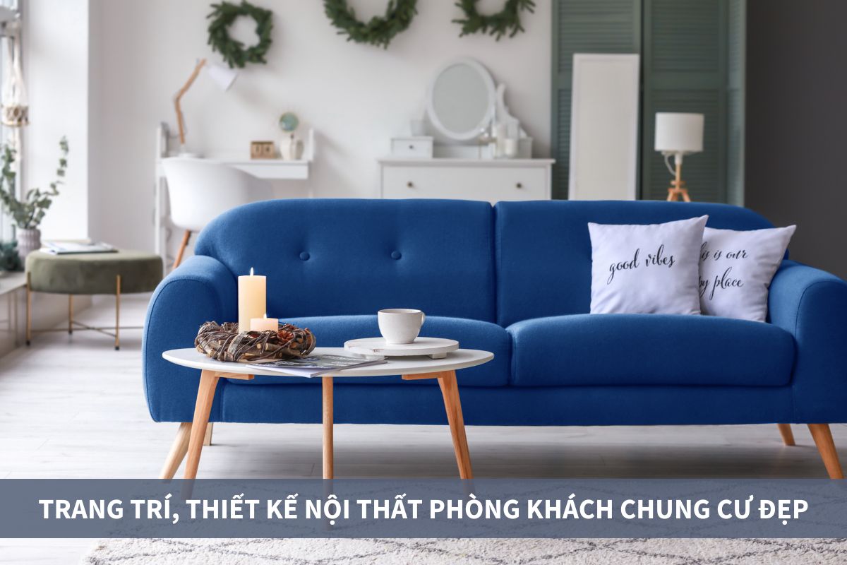 Thiết kế phòng khách chung cư đơn giản