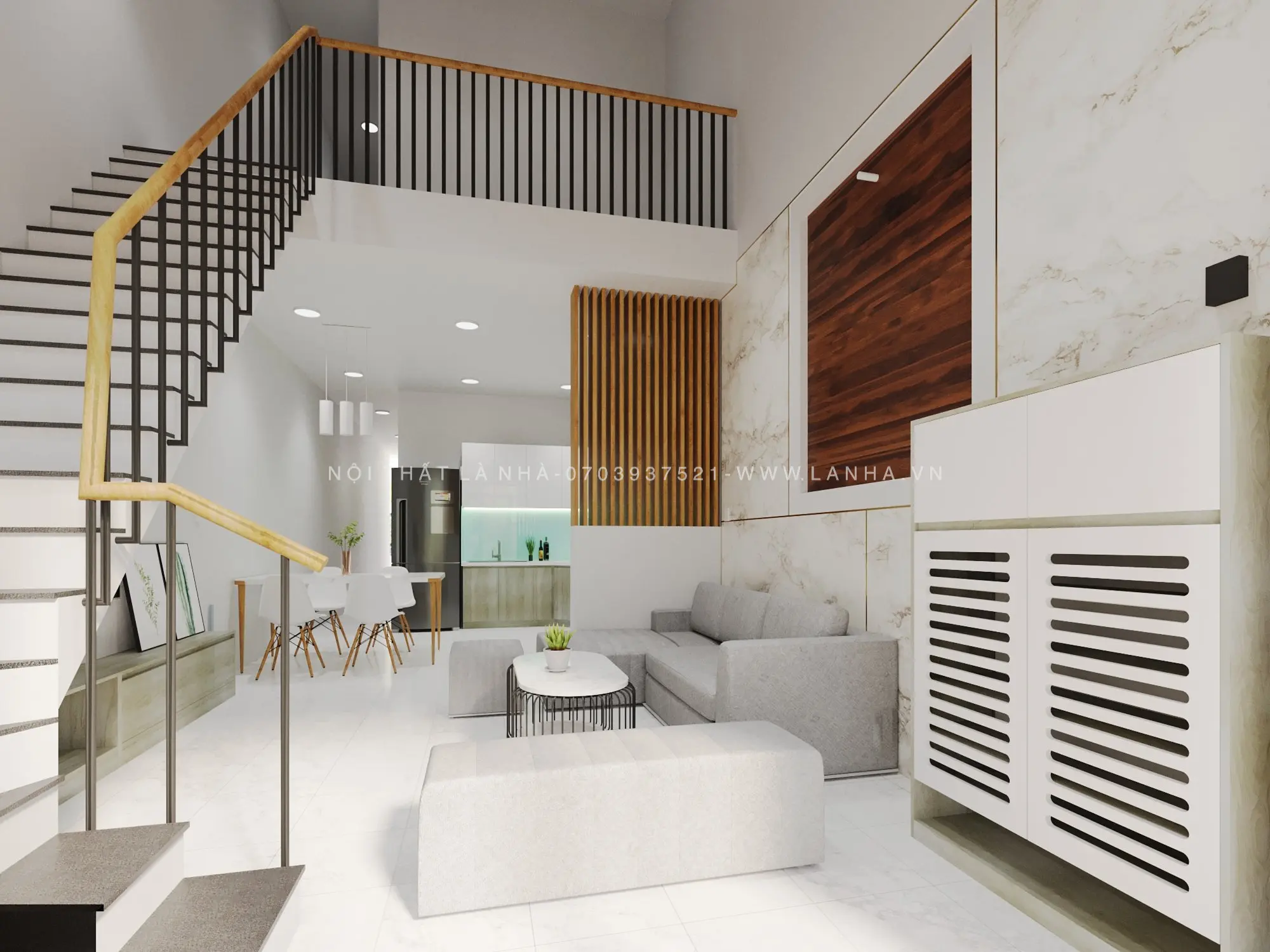 Thiết kế nội thất nhà 2 tầng hiện đại, sang trọng [Mẫu chọn lọc] - Soul  Concept