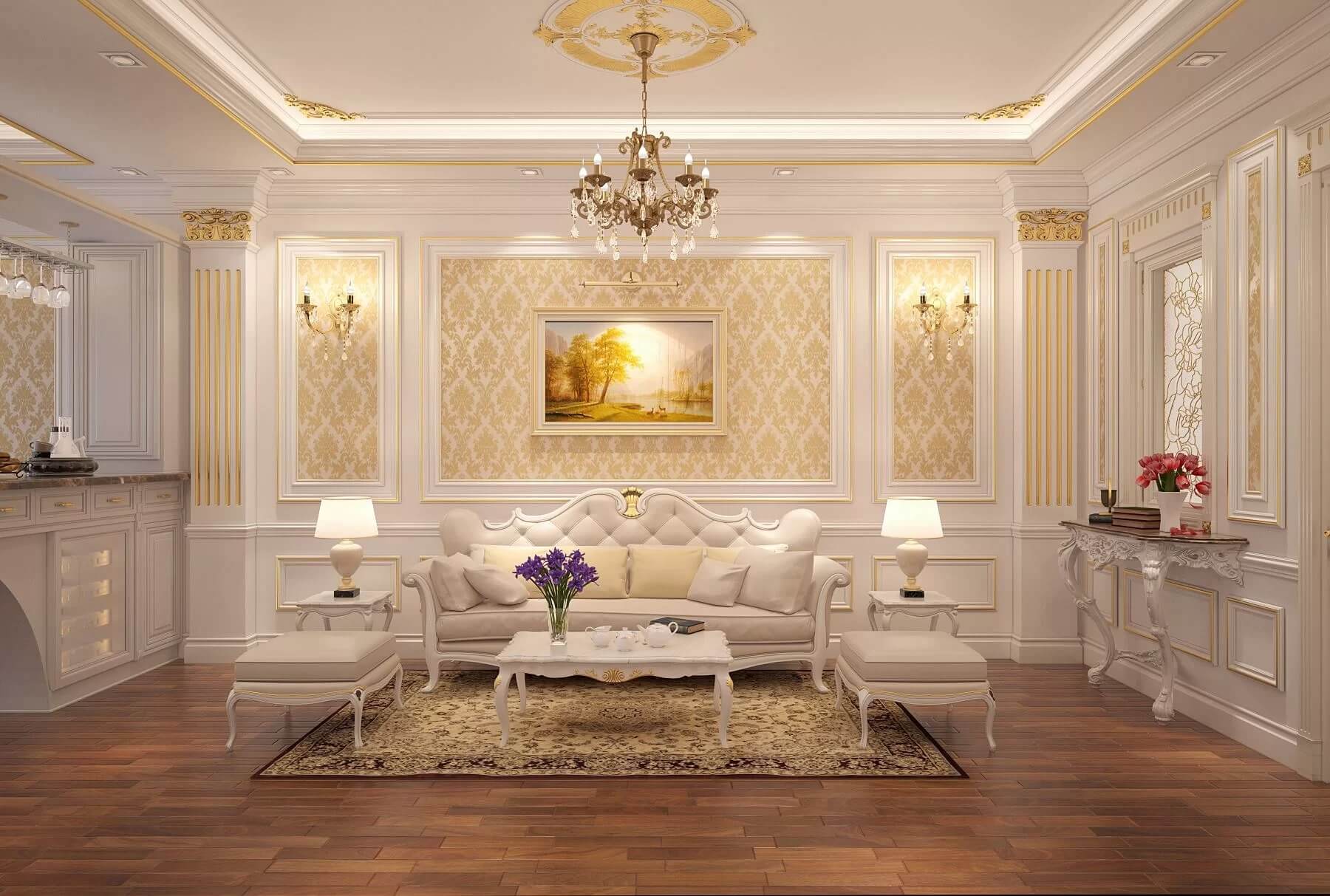 Chất liệu da cao cấp được sử dụng trong phong cách tân cổ điển
