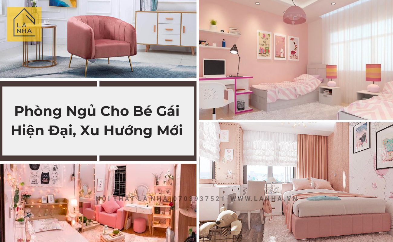 Phòng Ngủ Cho Bé Gái Hiện Đại Xu Hướng Mới Phòng Ngủ Cho Bé Gái Hiện Đại Xu Hướng Mới