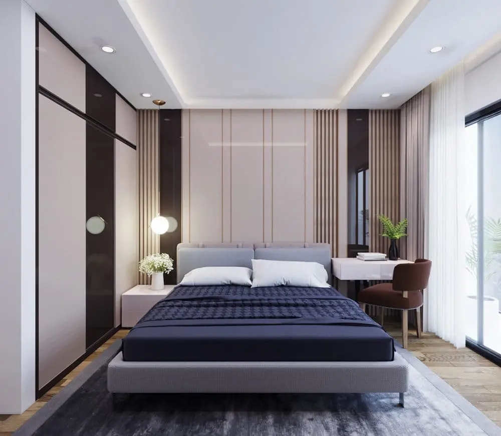 Phòng ngủ phong cách nội thất hiện đại