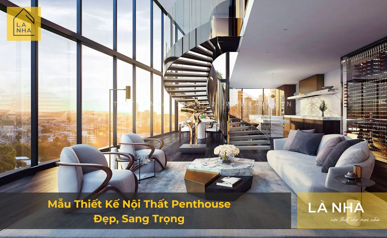 Mẫu Thiết Kế Nội Thất Penthouse Đẹp Mẫu Thiết Kế Nội Thất Penthouse Đẹp