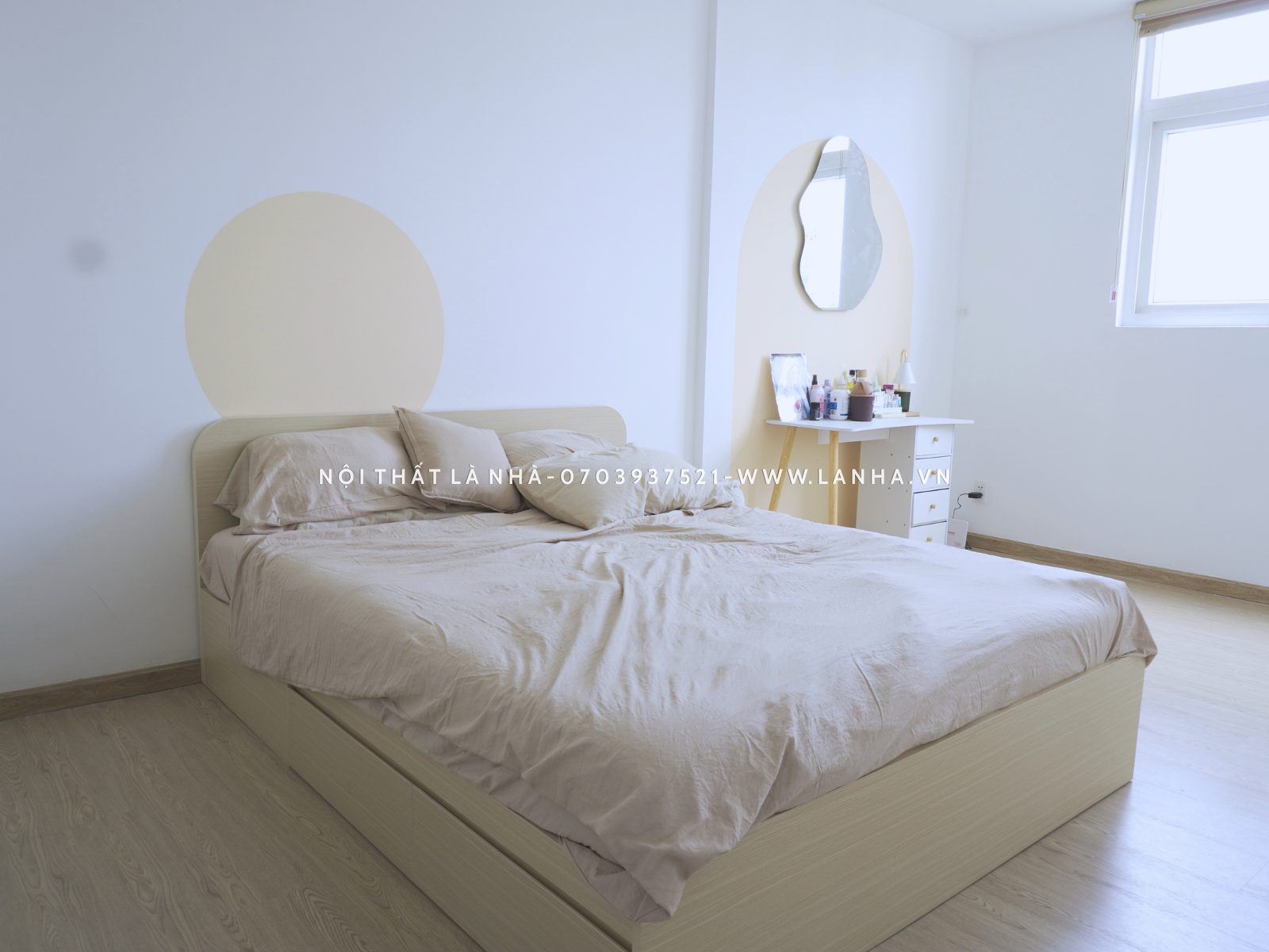Phòng ngủ chung cư CitiGate thiết kế tối giản, hiện đại