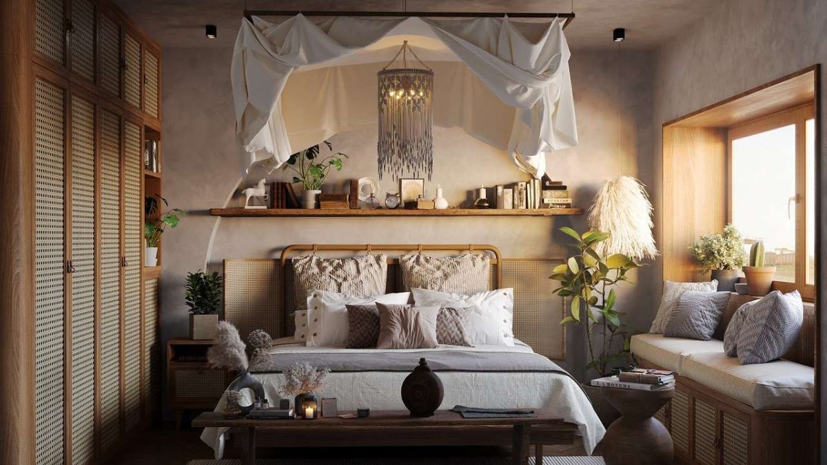 Decor phòng ngủ nhỏ vintage cực chill