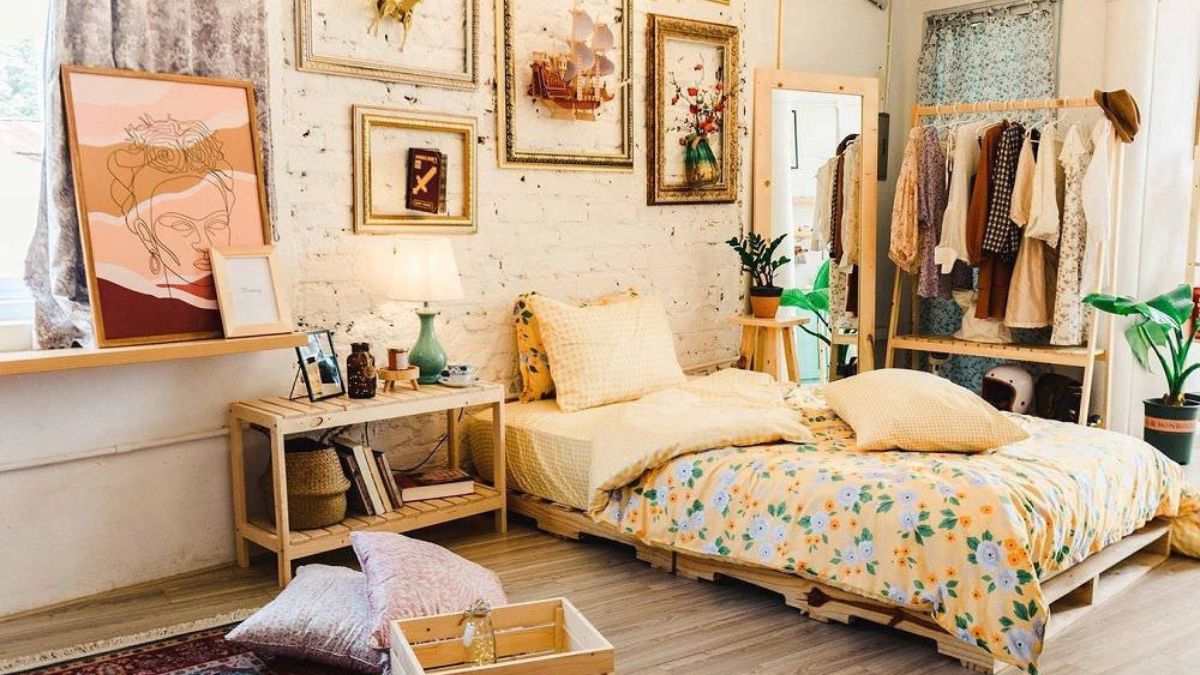 Trang trí phòng ngủ vintage hiện đại