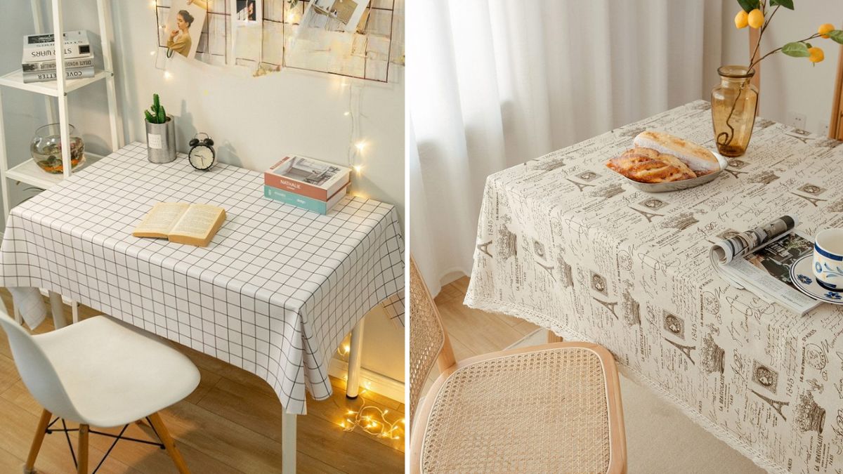 Khăn trải bàn phong cách cổ điển decor phong ngủ phong cách vintage