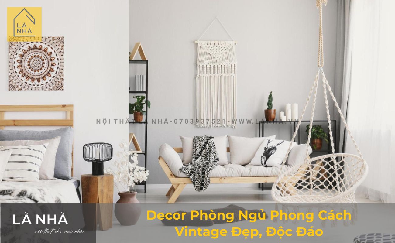 Decor Phong Ngu Phong Cach Vintage Thumb Decor phòng ngủ Vintage đẹp, tinh tế