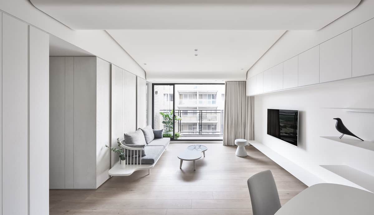 Màu sắc tươi sáng tạo cảm giác thông thoáng cho nhà ống Minimalism