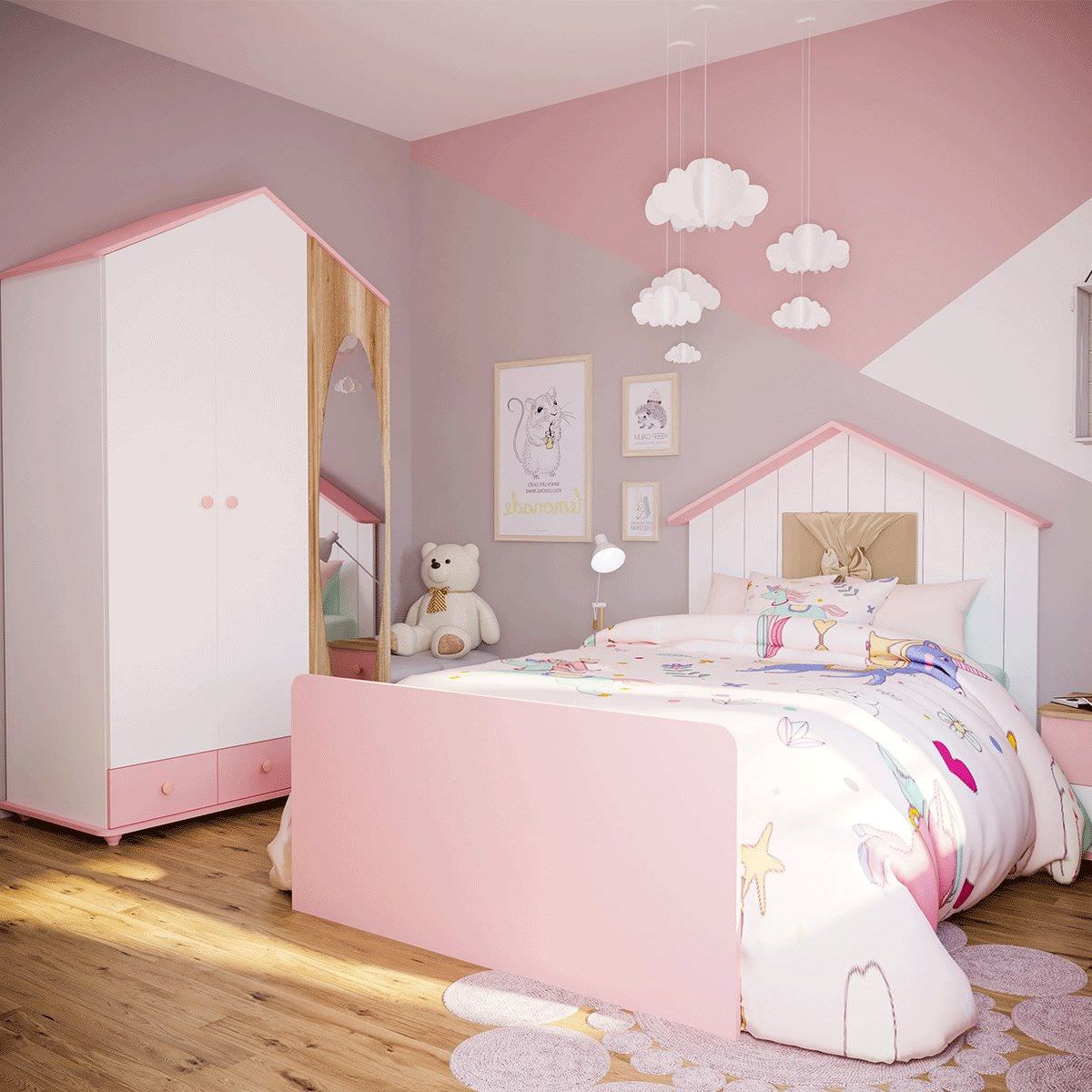 Một số lưu ý trong thiết kế phòng ngủ cho bé gái 