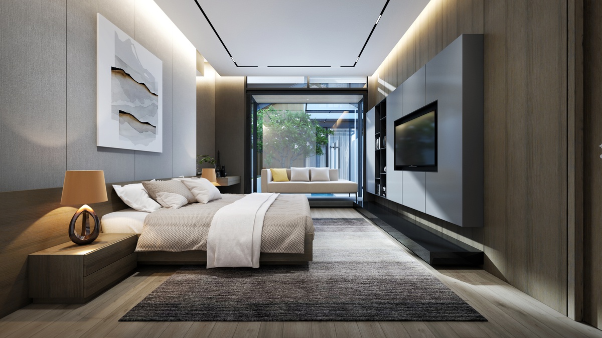 Bố trí nội thất hợp lý để tận dụng không gian phòng ngủ