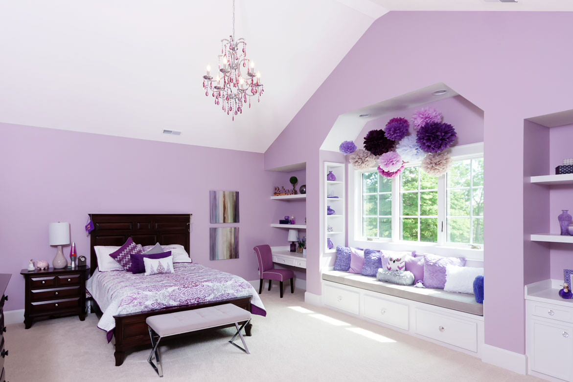 Ý nghĩa màu tím trong thiết kế nội thất