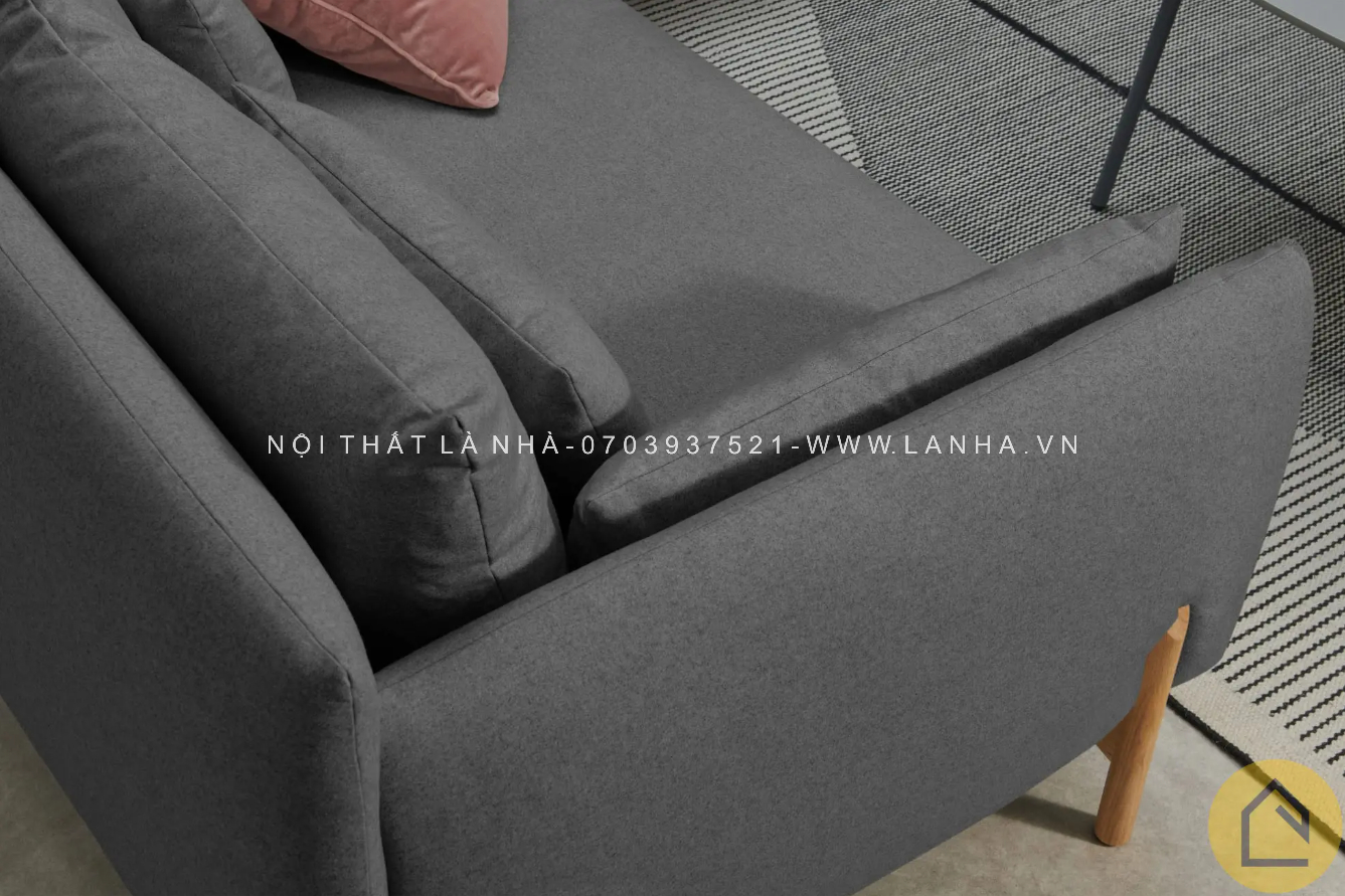 Sofa góc Amber có gam màu trung tính trang nhã
