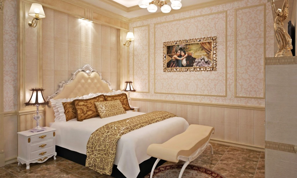 Đặt ảnh cưới trong phòng ngủ làm tăng tính lãng mạn