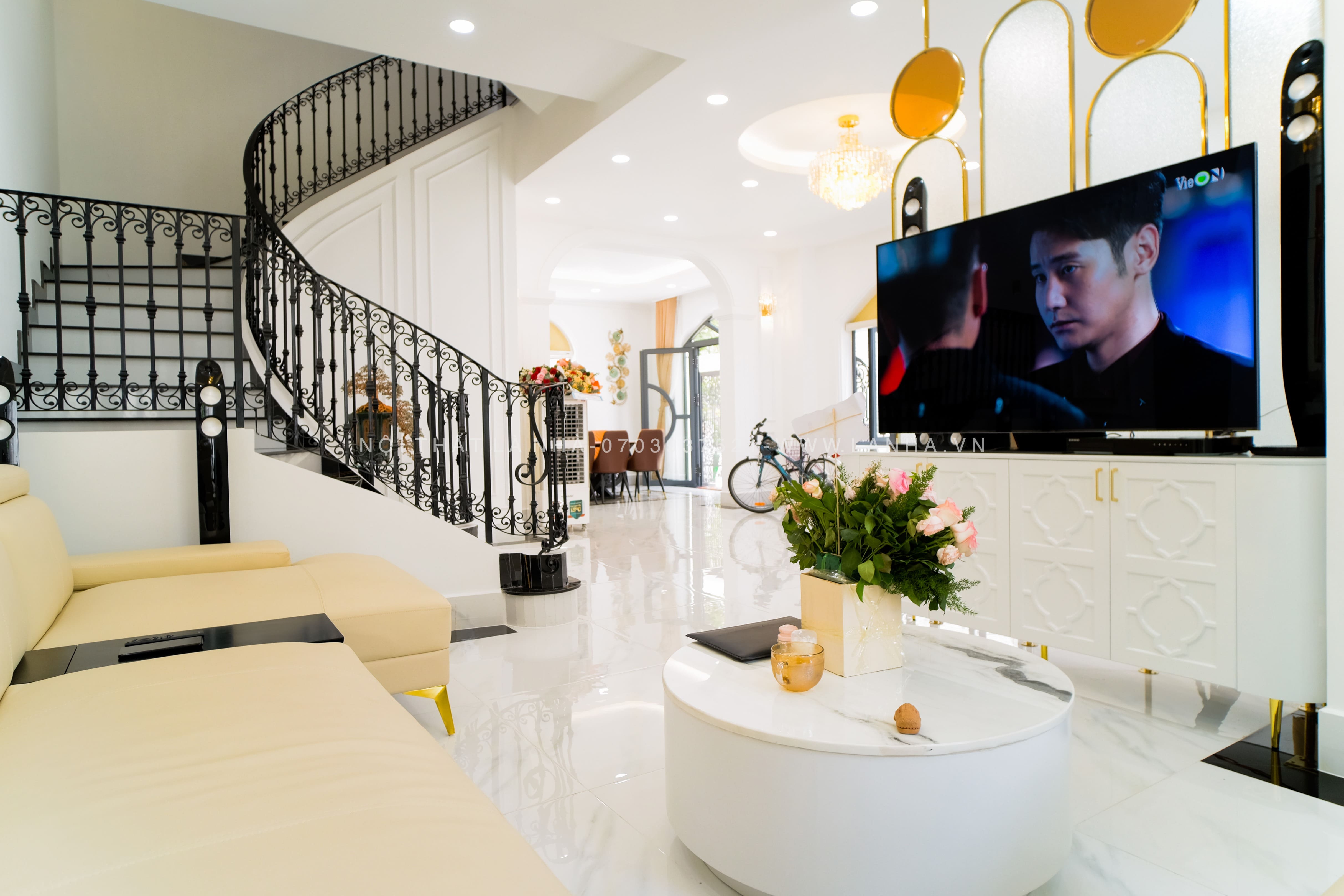 Thiết kế nội thất biệt thự tân cổ điển 2 tầng