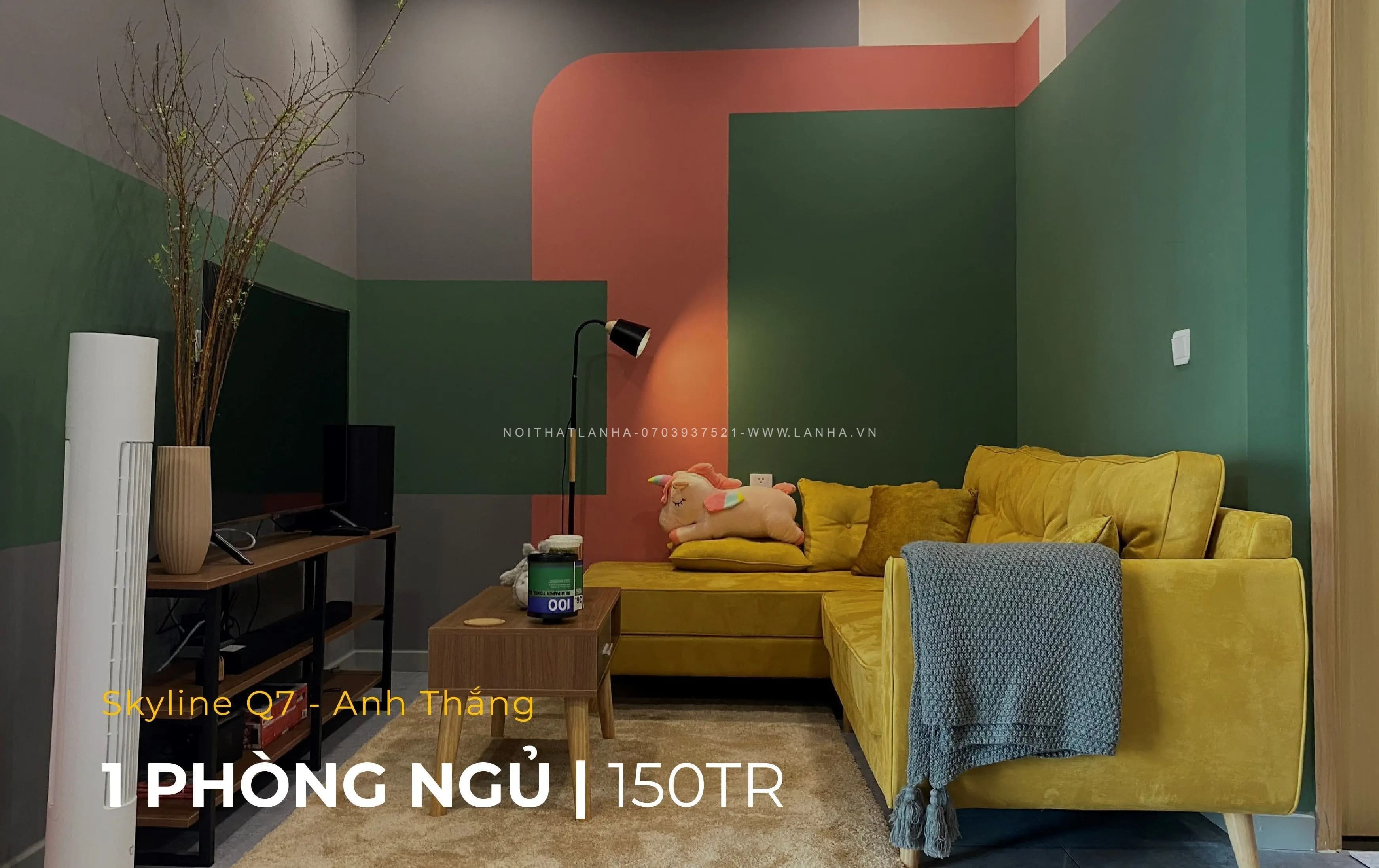 Là Nhà thiết kế nội thất chung cư 80m2 theo phong cách Bauhaus