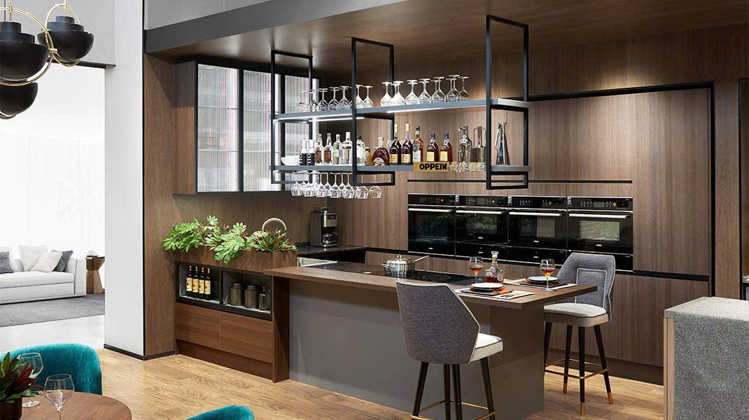 Mẫu bếp độc đáo với thiết kế quầy bar