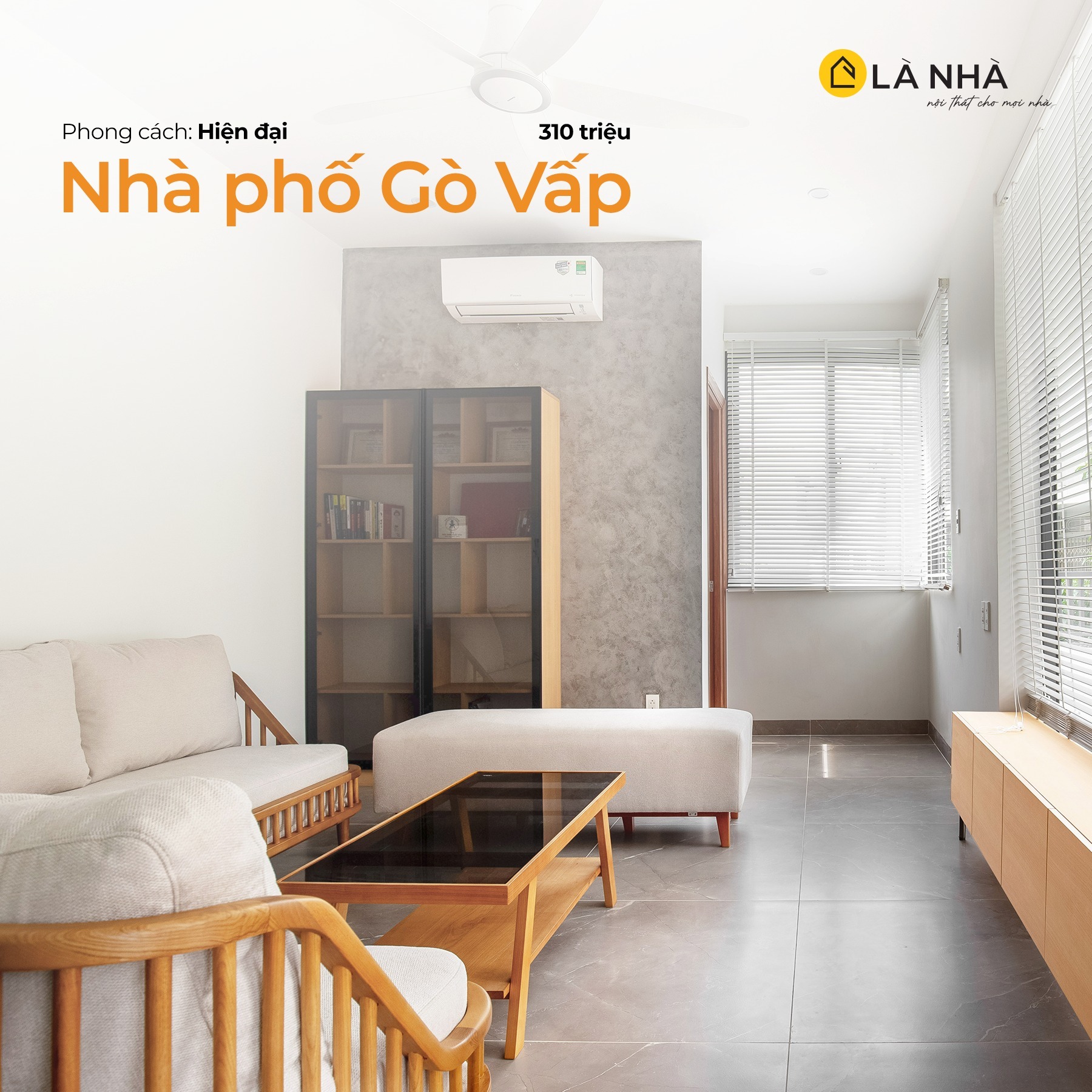 Thi công nội thất trọn gói nhà phố Gò Vấp