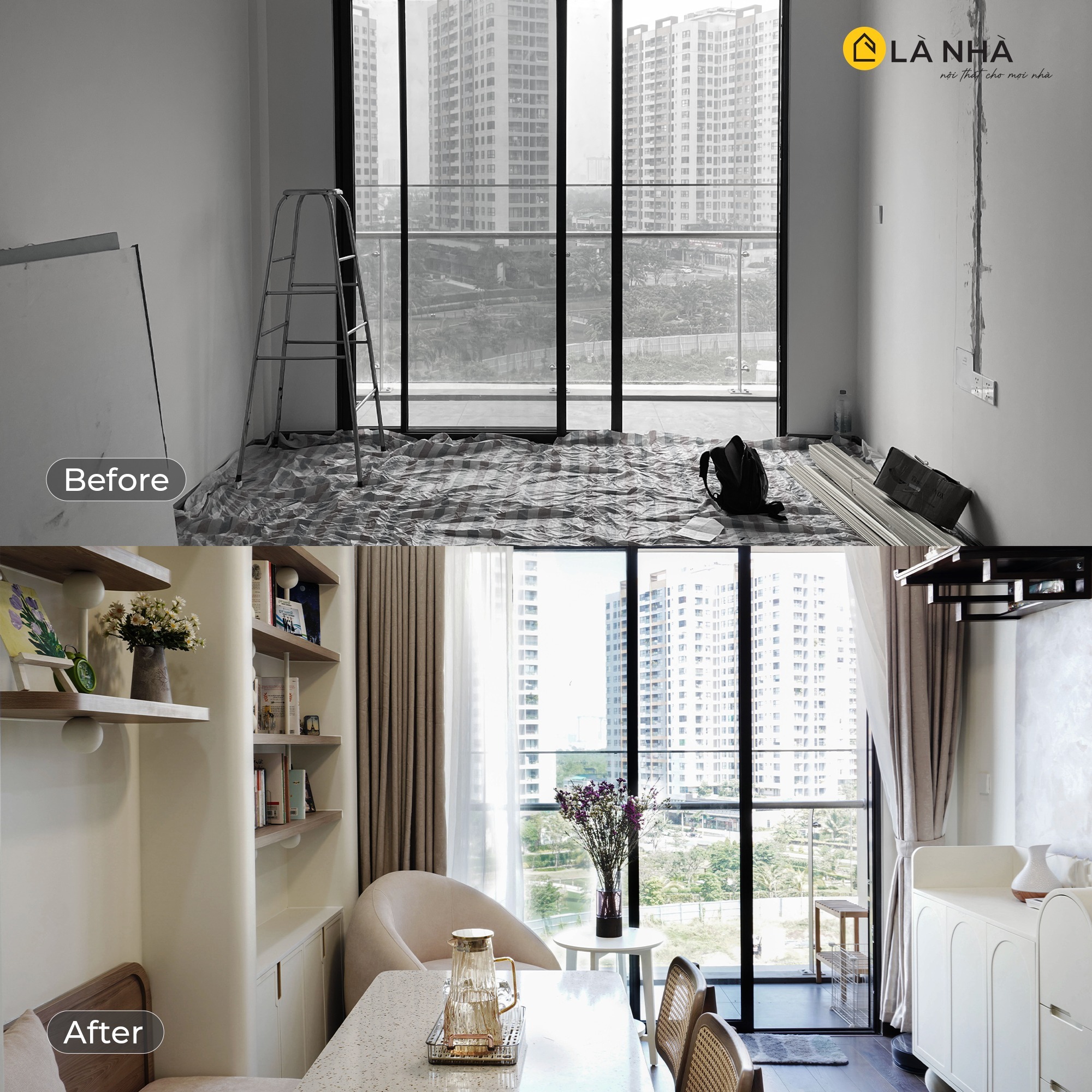 Thiết kế nội thất chung cư Là Nhà