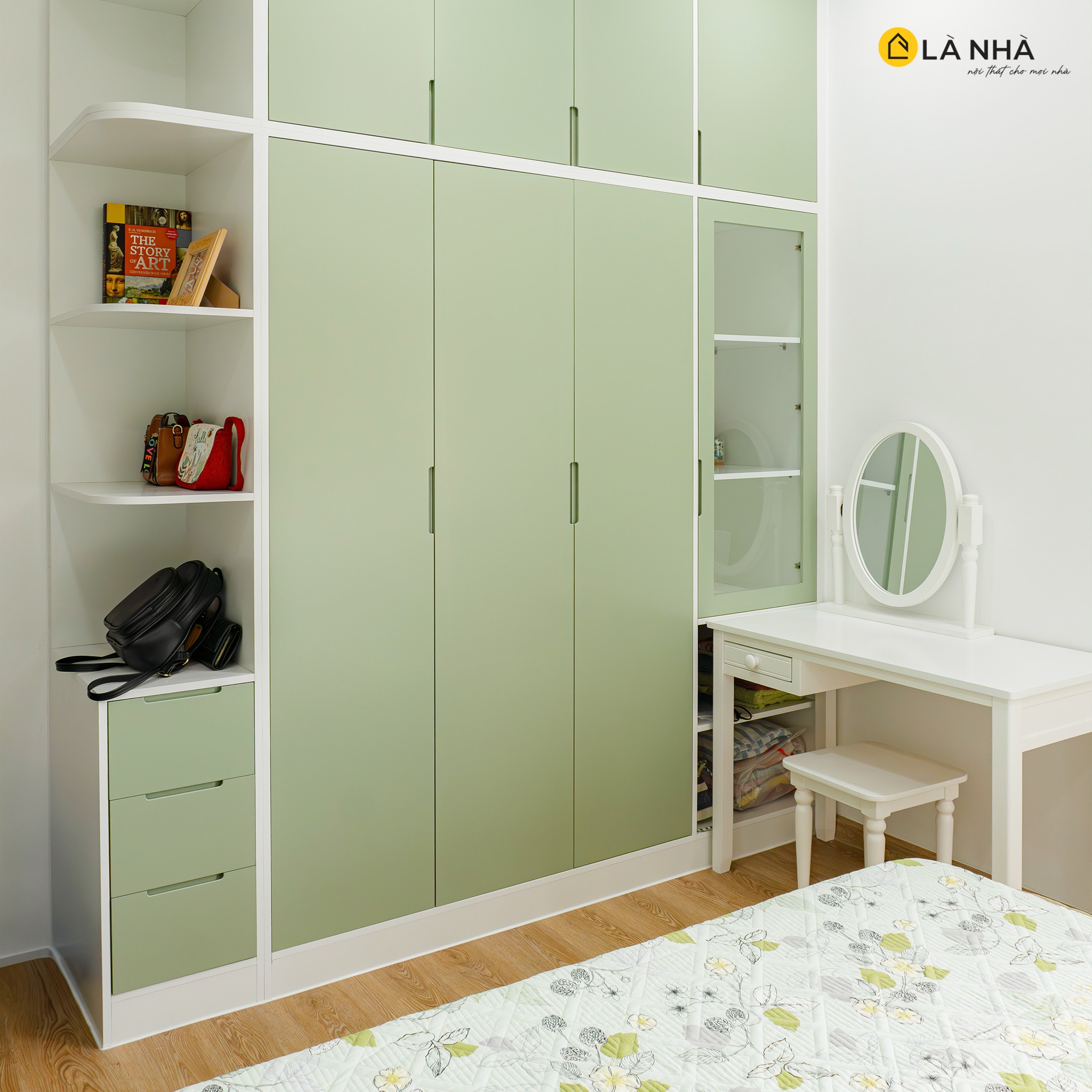 Mẫu thiết kế tủ quần áo trong phòng ngủ