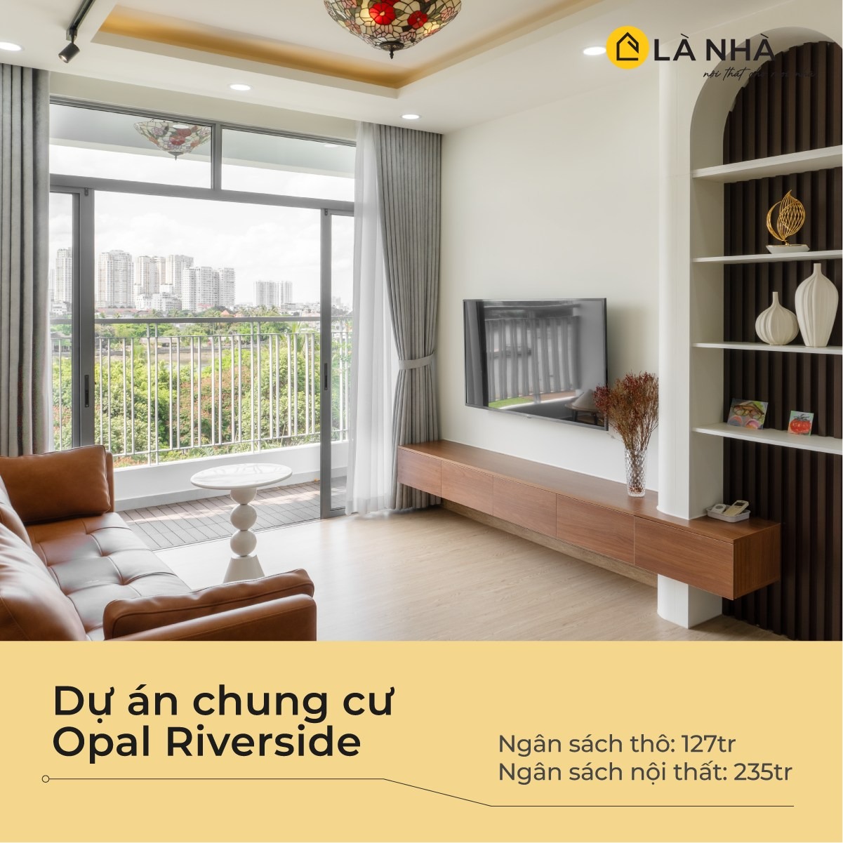 Dự án thiết kế nội thất chung cư Opal Riverside