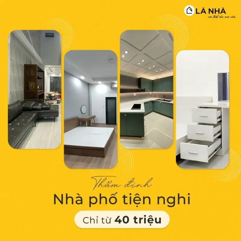 Dịch vụ thiết kế nội thất Là Nhà không qua trung gian