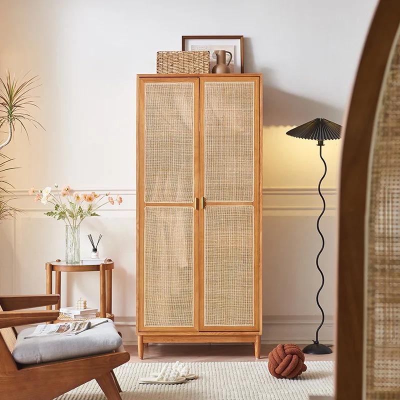 Mẫu tủ quần áo phong cách Wabi sabi