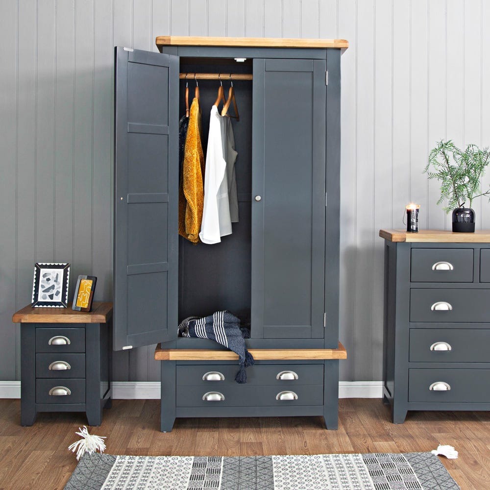 Tủ quần áo 2 cánh gỗ công nghiệp