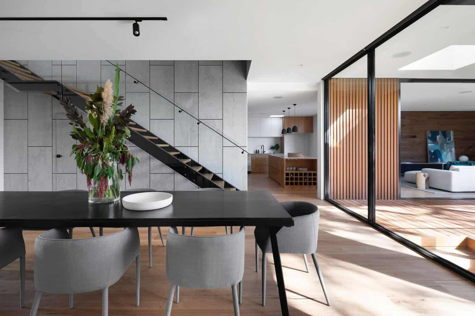 Phòng ăn thoáng đãng và tinh tế từ kiến trúc contemporary