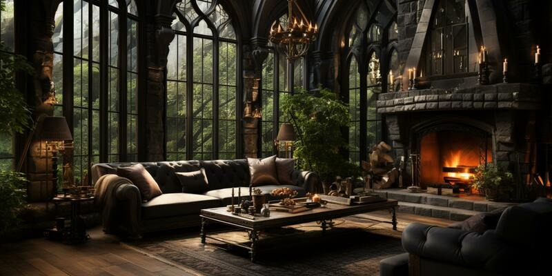 Phong cách Gothic có phần hoang dã và tươi xanh
