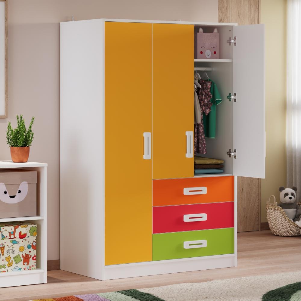 Tủ quần áo trẻ em bằng gỗ công nghiệp